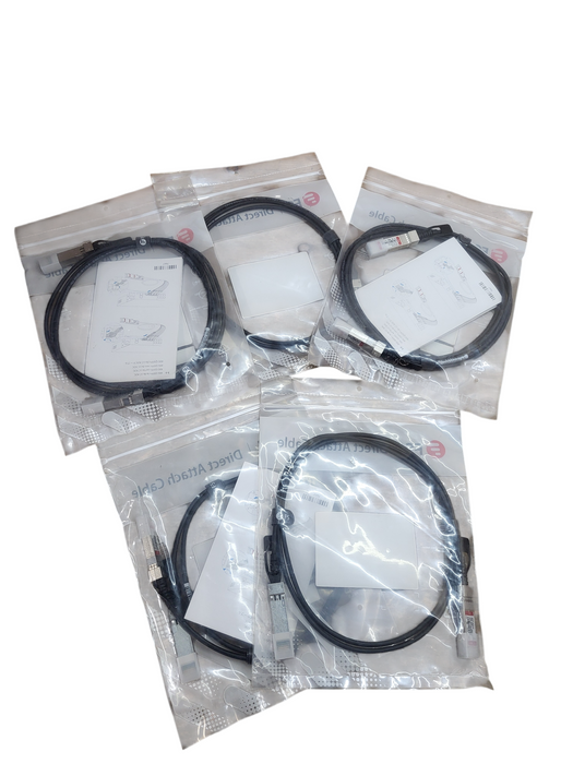 Lot of 5x (2x2m, 2x1.5m, 1x1m) 10G SFP+ Passive Direct Attach Copper Twinax