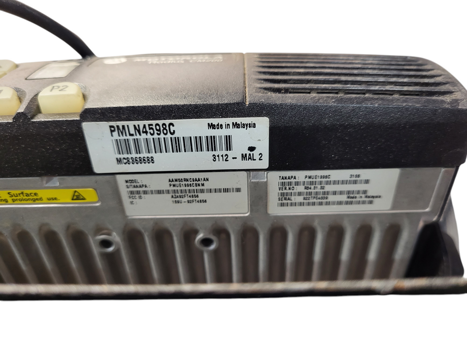 Motorola Radius CM200 PMLN4598C AAM50RNC9AA1AN w/ ICT12012-10A, HMN3596A