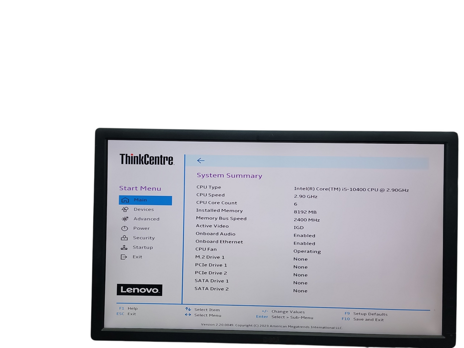 Lenovo ThinCentre M70c SFF i5 - 10400 @ 2.90GHz 8GB DDR4 Ram No HDD