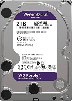 Western Digital WD20PURZ WD Purple 2TB Surveillance Hard Drive