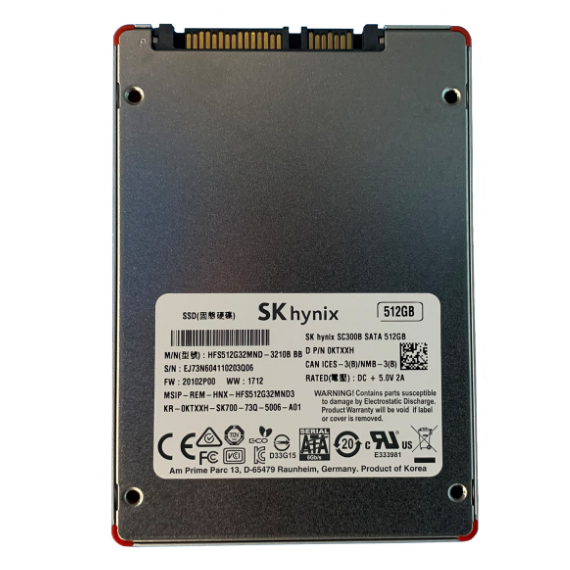 500GB - 512GB SATA 2.5
