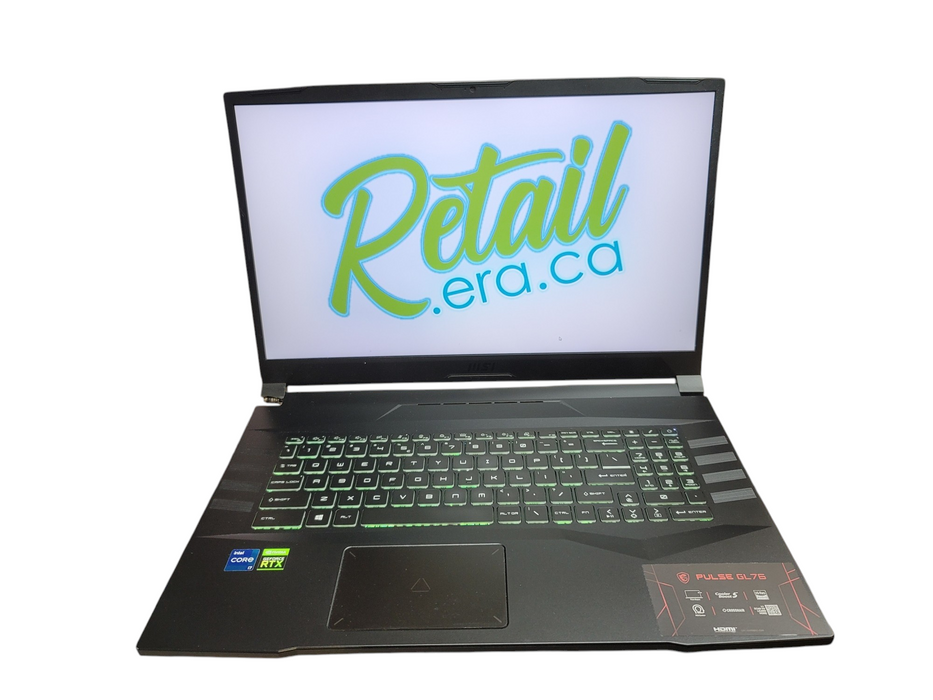 MSI Pulse GL76 i7-11800H 32GB DDR4 4GB RTX 3050 512GB NVMe READ