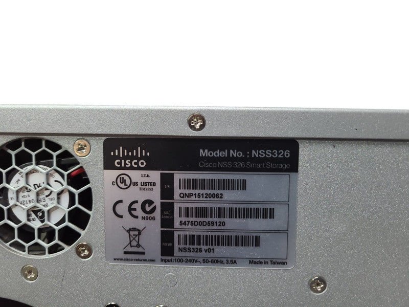 Cisco NSS326 6-bays NAS w/ 6x 1TB HDDs