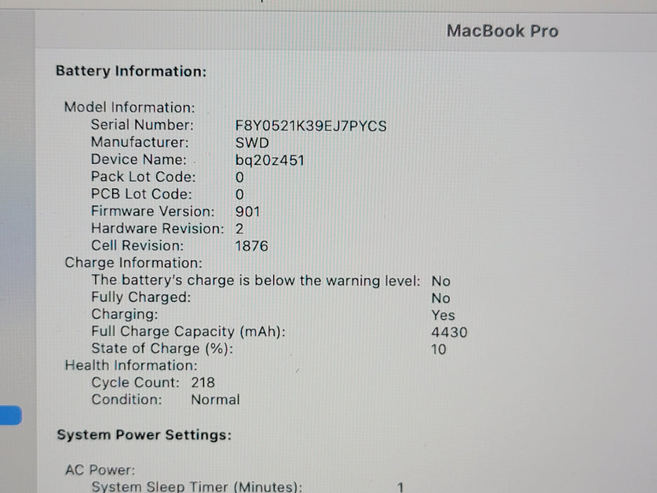 Apple Macbook Pro 2020 13" 4-Core i5-1038NG7 @2.0GHz 16GB DDR4 500GB SSD [A2251]