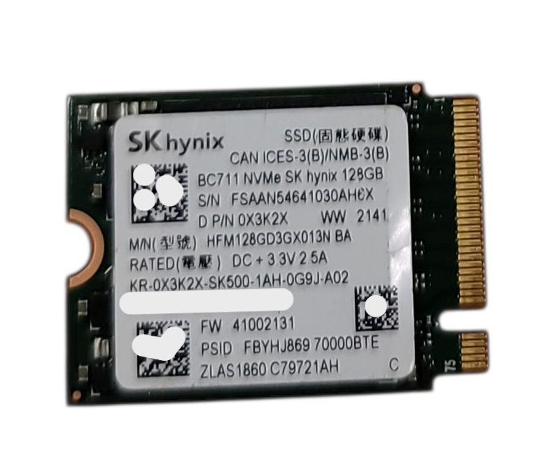 128GB m.2 NVMe 2230 SSD - Assorted Brands
