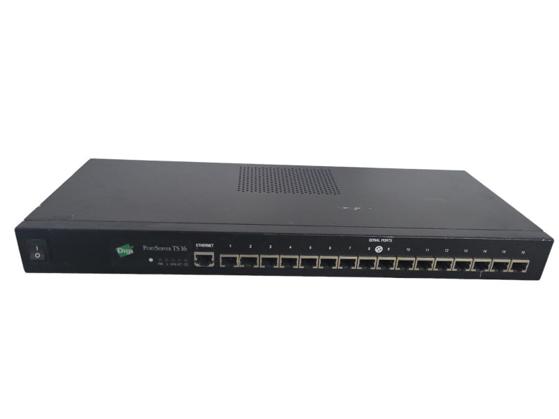 Digi PortServer TS 16 Rack AC Terminal Server 50000854-01 !