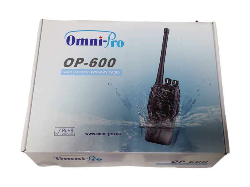 Omni-Pro OP-600 | 400-470MHz Water Proof Two-Way Radio, READ