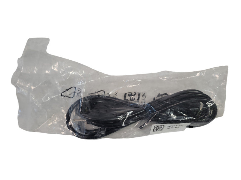 Genuine Dell 6-Foot (6Ft) Black 3-Prong Standard Cable Q%