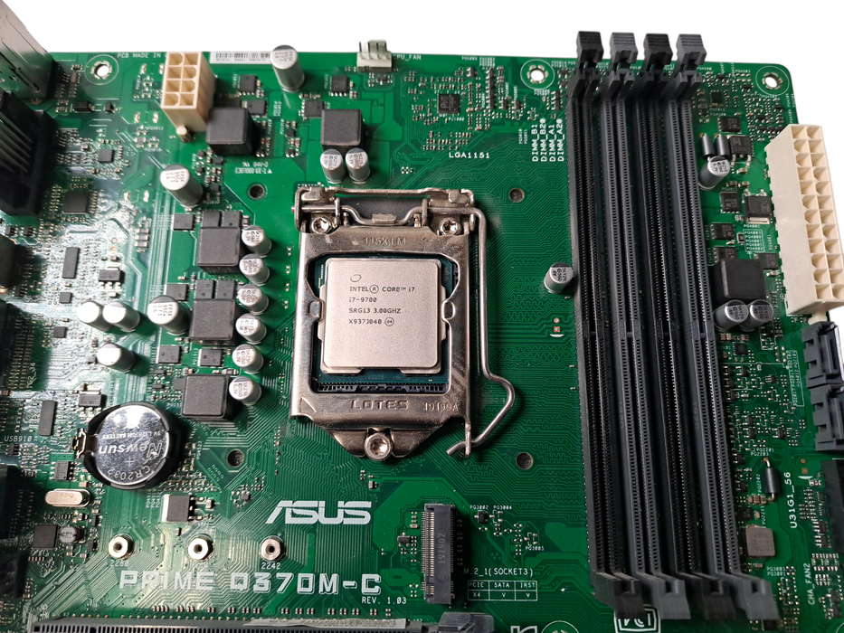 Asus Prime Q370M-C | Intel i7-9700 | No RAM/HDD