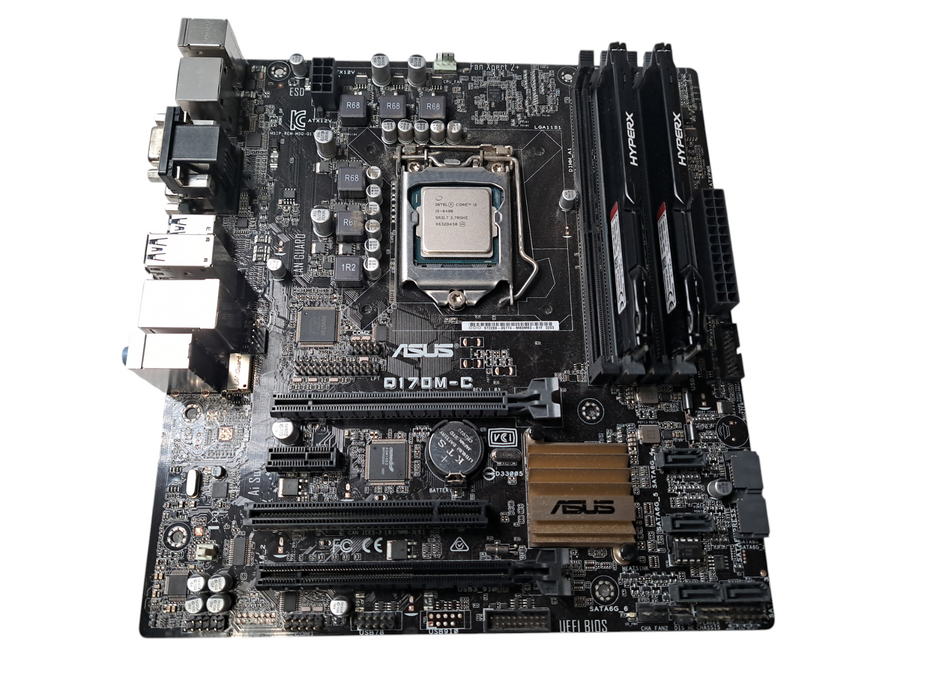 ASUS Q170M-C LGA 1151 Motherboard | Intel i5-6400 | 16GB DDR4 2133MHz | NO HDD