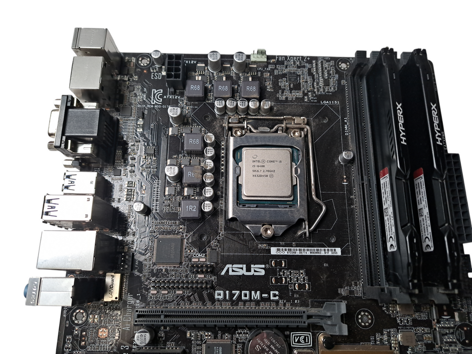 ASUS Q170M-C LGA 1151 Motherboard | Intel i5-6400 | 16GB DDR4 2133MHz | NO HDD