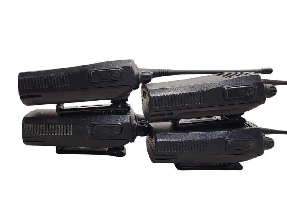 Lot of 4x Motorola Radius CP150 Two-Way Handheld Radio Black VHF | 4 Channels