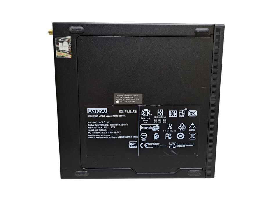 Lenovo ThinkCentre M70q Gen 2 Intel Core i7-10700T, 16GB DDR4, 256GB NVMe, Wi-Fi