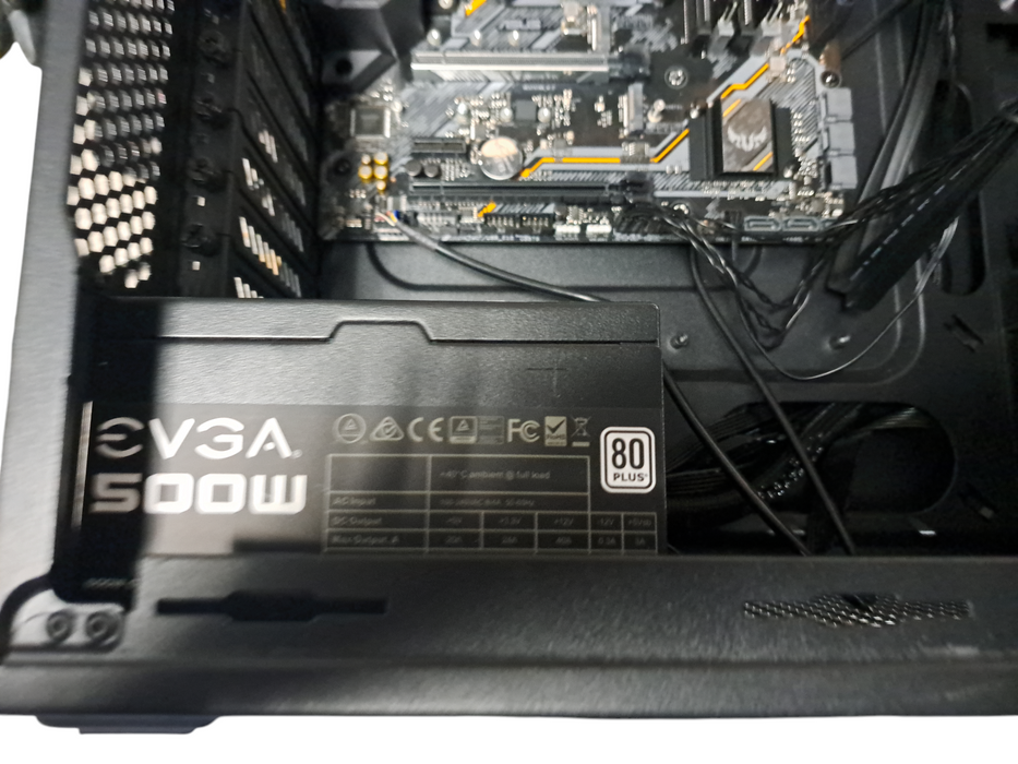 Custom PC | Intel 17-10700 | 16GB DDR4 2133 MHz | 500W PSU | No GPU/HDD | READ