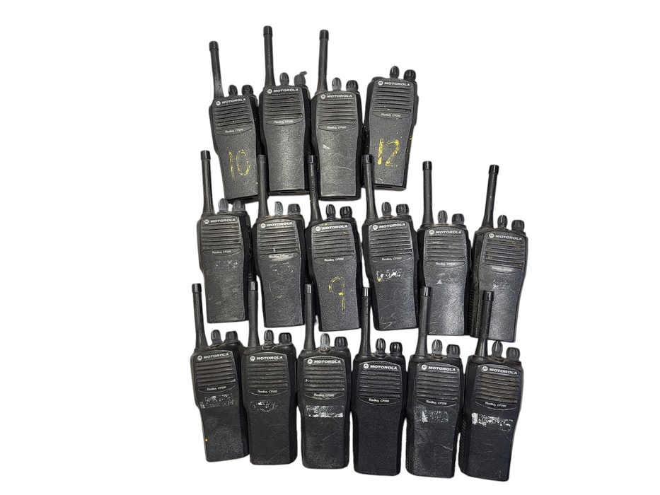 Lot of 16x Motorola CP200 16 Ch UHF 438-470 MHz Radio