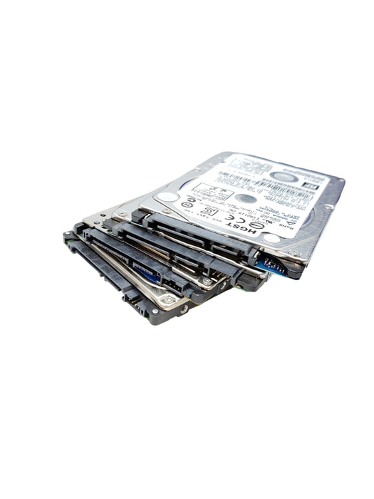 Lot 10x 750GB SATA 2.5" 9.5mm HDD - Assorted Brands