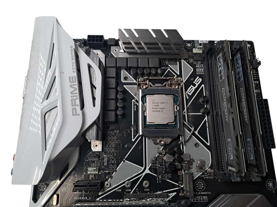 Asus Prime Z370-A | Intel i7-8700 | 16GB DDR4 RAM Motherboard Combo READ