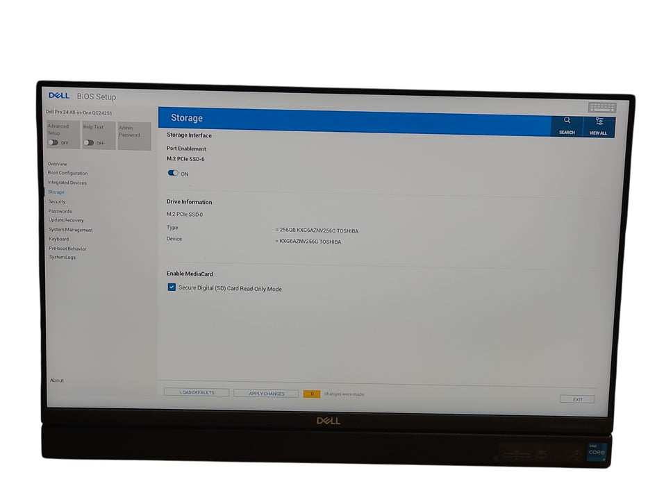 Dell Pro 24 ALL-in-One QC24251 Core i5 - 14500T CPU 16GB DDR5 RAM 256GB NVMe
