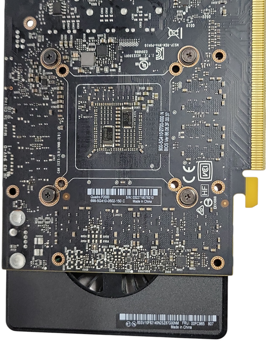 NVIDIA Quadro P2000 5GB GDDR5 Graphics Card 4x Display Ports