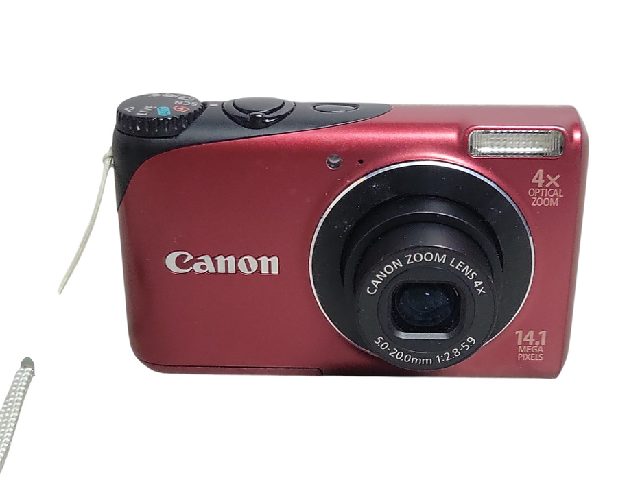 Canon PowerShot A2200 HD 14.1 MP 4x Digital Camera w/ Battery and case