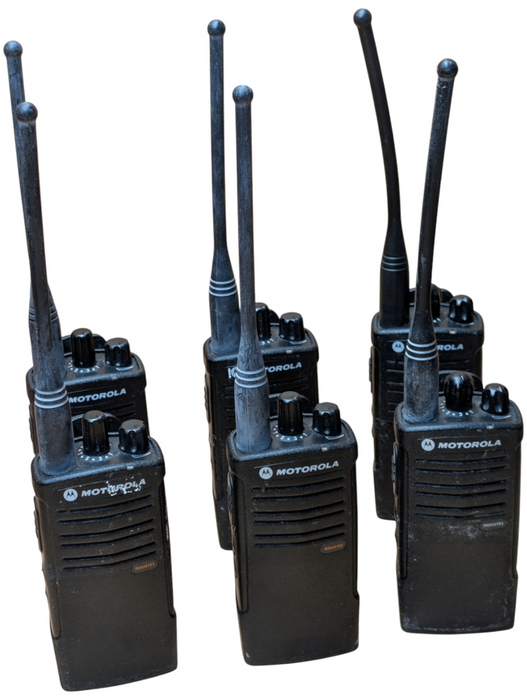 Lot of 6x Motorola RDU4103 UHF 2 Way Radios