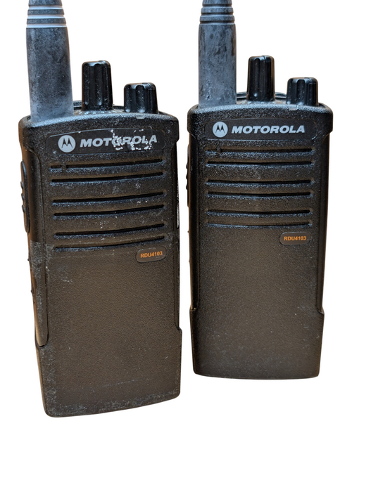 Lot of 6x Motorola RDU4103 UHF 2 Way Radios