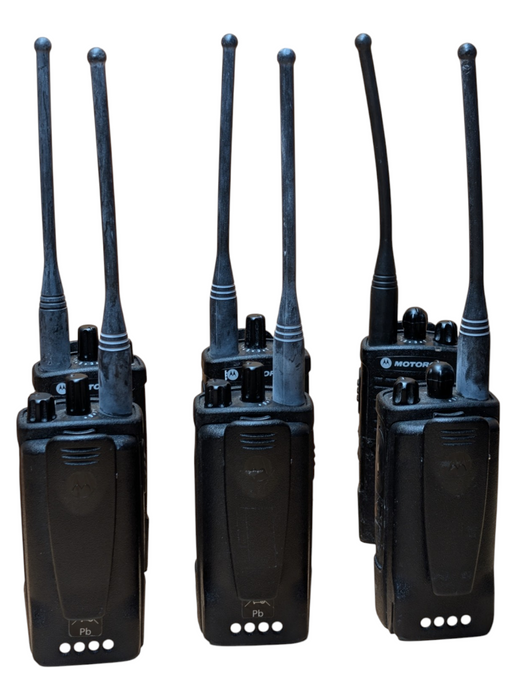 Lot of 6x Motorola RDU4103 UHF 2 Way Radios