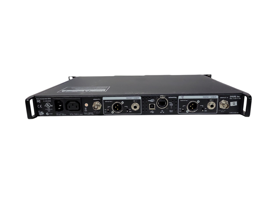 Shure UR4D Dual-Channel UHF Wireless Receiver