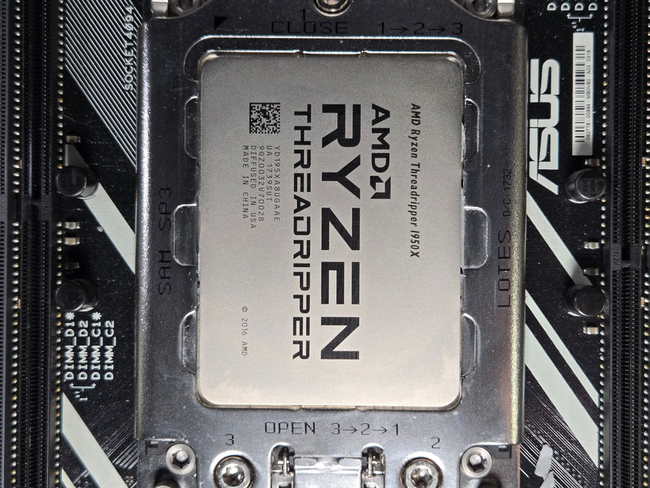 ASUS Prime X399-A E-ATX Motherboard + AMD Threadripper 1950X Combo