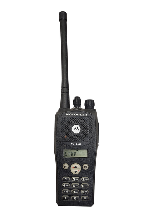 Motorola PR400 Portable Two-Way Radio rugged commercial-grade analog 2-way radio