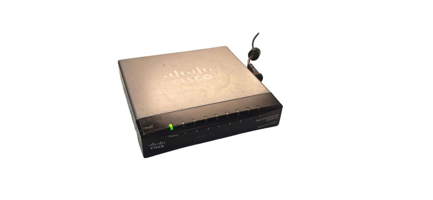 Cisco SG 200-08P Gigabit PoE Smart Switch With PSU