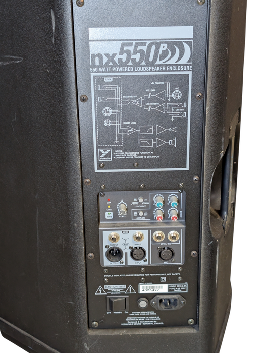 Yorkville NX550p 550 Watt Powered LoudSpeaker