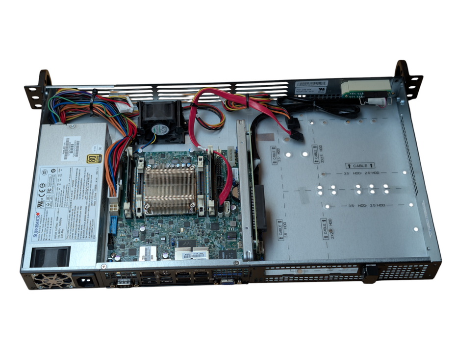 Supermicro CSE-504 A1SAi-2750F 8 Core Intel Atom C2750 4GB RAM