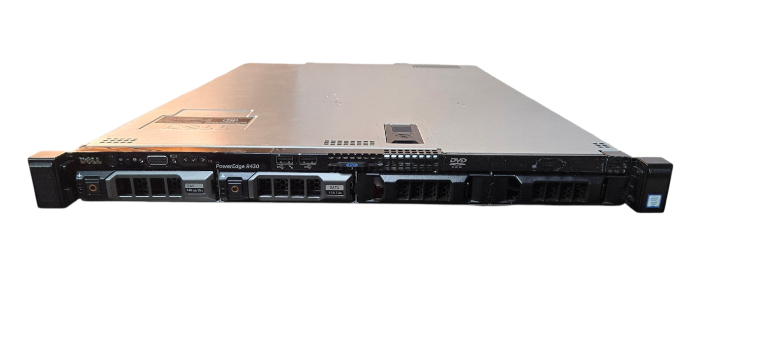 Dell Power Edge R430 2x Xeon E5-2620 V3 CPU | 32GB DDR4|No HDD|H330 Mini|2x550W