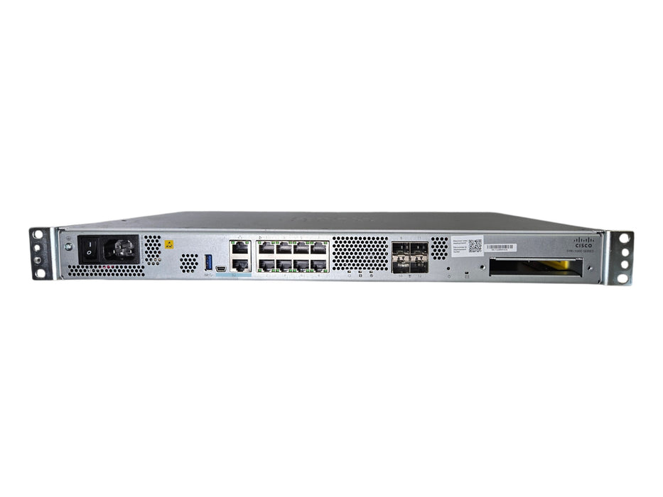 CISCO FIREPOWER FPR-1120 8-port GbE 4-port SFP FIREWALL Device, No SSD, No Tray