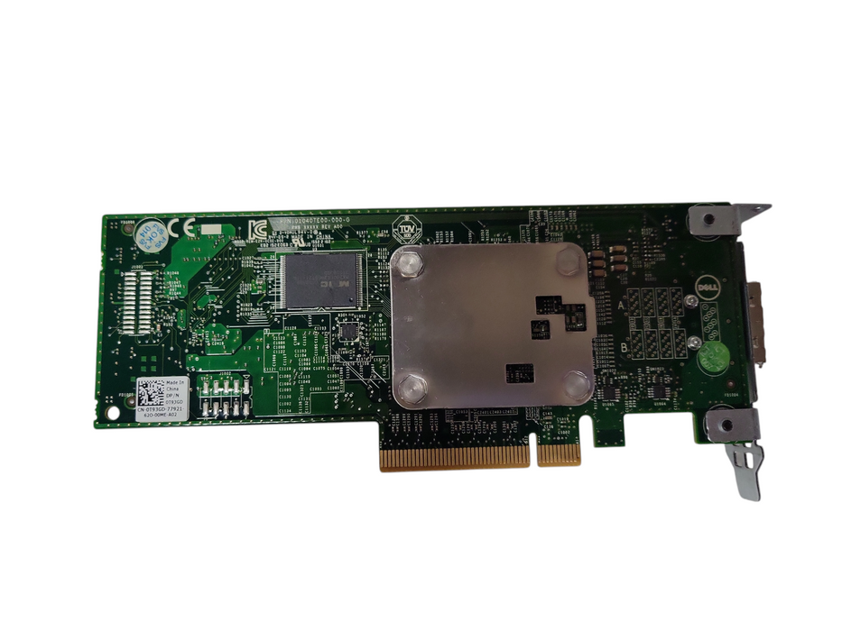 Dell 12Gb/s PCIe 3.0 x8 SAS HBA Card with Dual External SFF-8644 DP/N 0T93GD