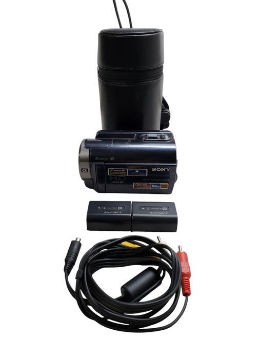 Sony Handycam HDR-XR350V w/ 2x Batteries, AV Cable, and Case