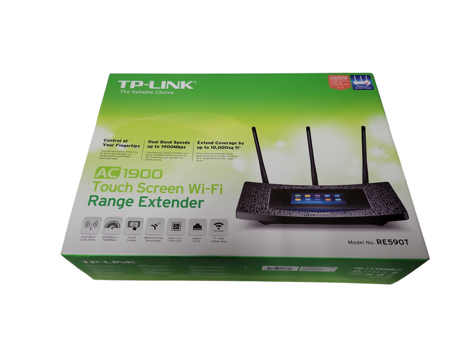 TP LINK Touch P5 AC1900 Dual-Band Touchscreen Gigabit Wi‑Fi Route OPEN BOX