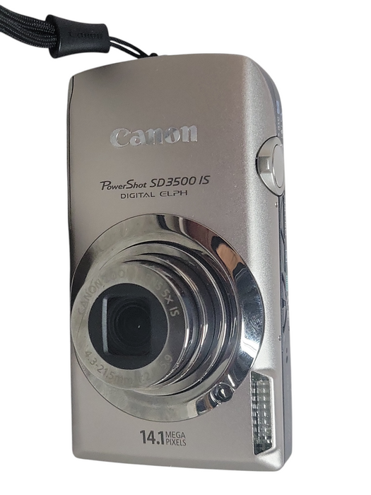 Canon PowerShot SD3500 IS Digital ELPH 14.1MP Compact Camera w/ 8GB SD Card, SEE