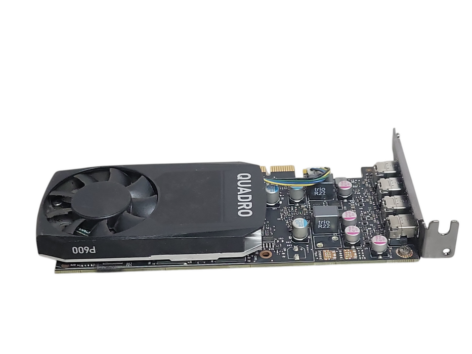 NVIDIA/PNY Quadro P600 2GB GDDR5 Graphics Card 4x Mini DP, Low Profile bracket