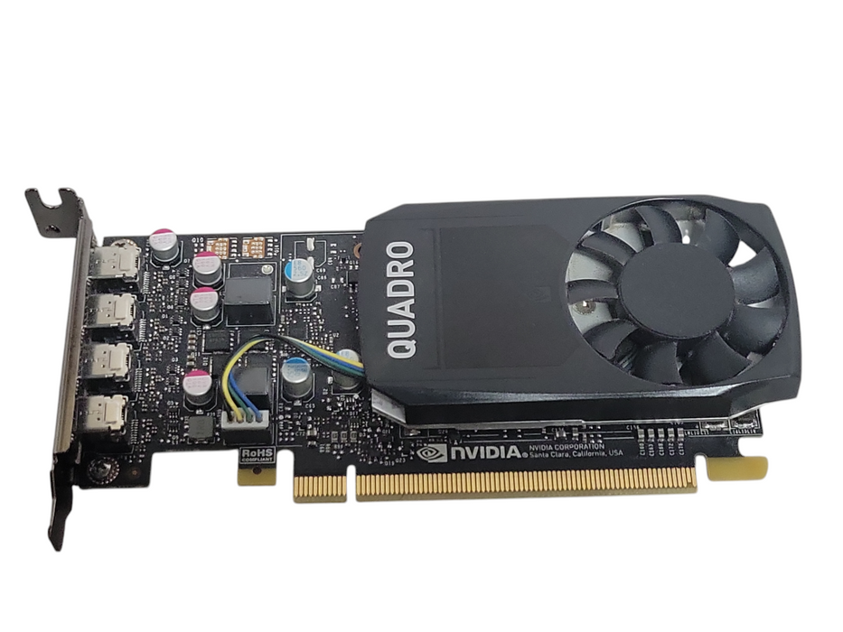 NVIDIA/PNY Quadro P600 2GB GDDR5 Graphics Card 4x Mini DP, Low Profile bracket