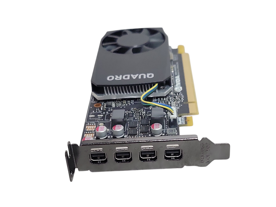 Nvidia Quadro P1000 4GB GDDR5 Graphics card 4x Mini DP, Low profile bracket