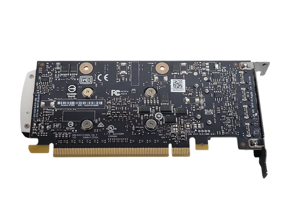 Nvidia Quadro P1000 4GB GDDR5 Graphics card 4x Mini DP, Low profile bracket