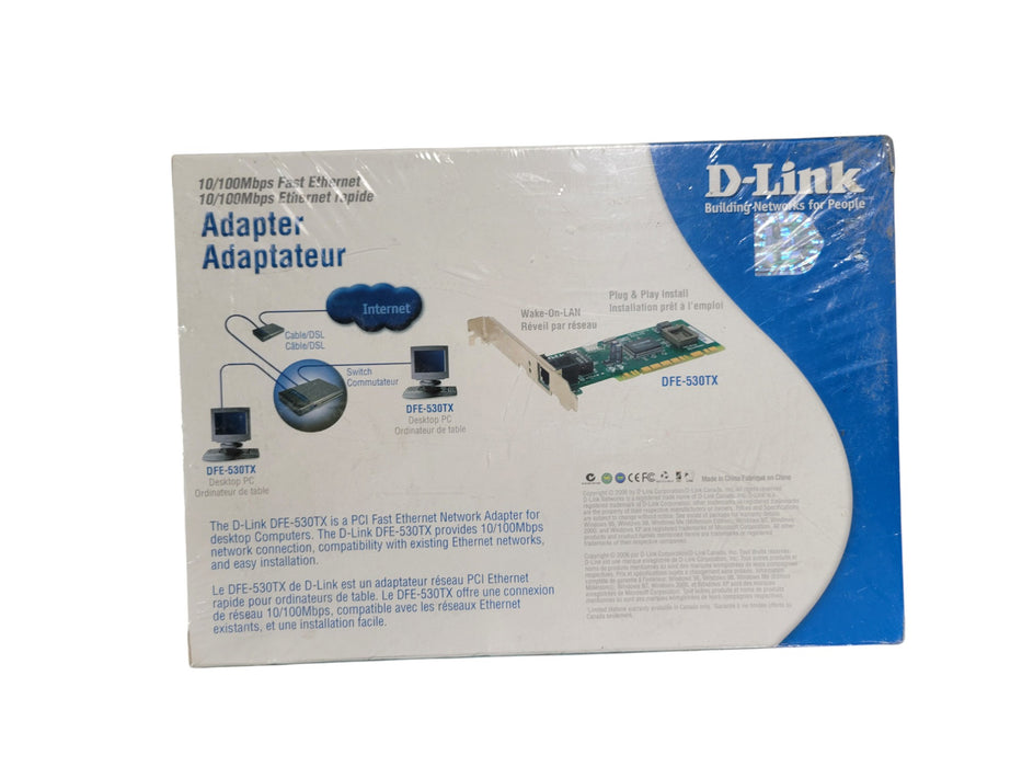 D-Link DFE-530TX - 10/100Mbps Fast Ethernet PCI Adapter