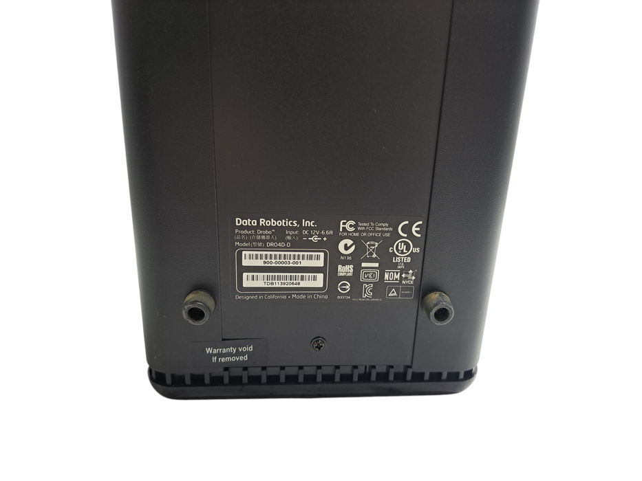 Drobo DRO4D-D 4-Bay DAS Storage Array USB 2.0 FireWire 800 – No Drives