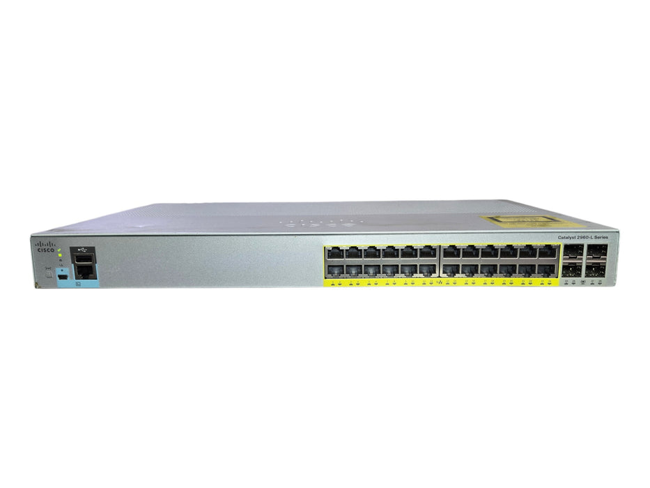 Cisco Catalyst 2960L Series WS-C2960L-24PS-LL V01 PoE Network Switch