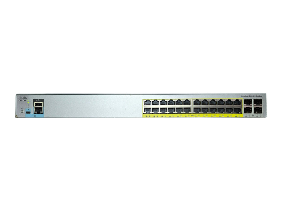 Cisco Catalyst 2960L Series WS-C2960L-24PS-LL V01 PoE Network Switch