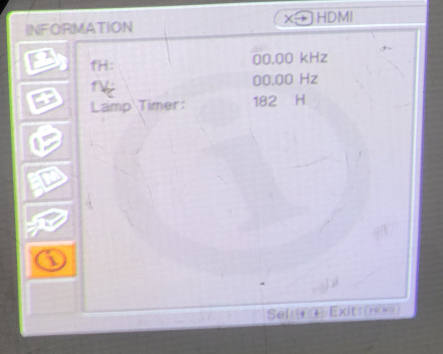 Sony VPL-HS20 Cineza LCD Home Cinema Projector - HDMI DVI Component 182HRS LAMP