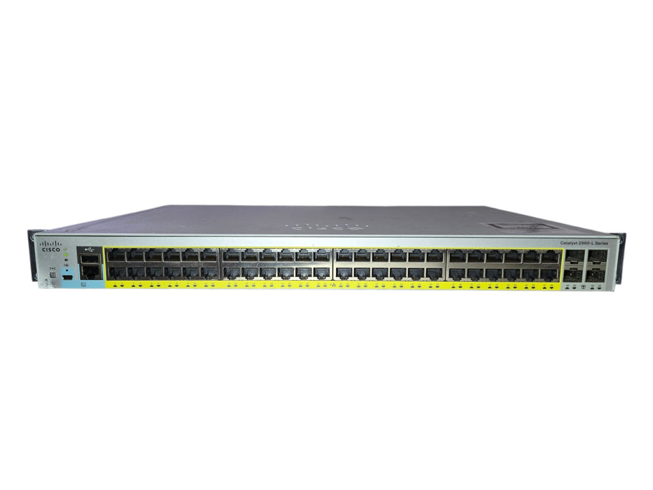 Cisco Catalyst WS-C2960L-48PS-LL 48 Port PoE+ 4x 1G SFP Ethernet Switch