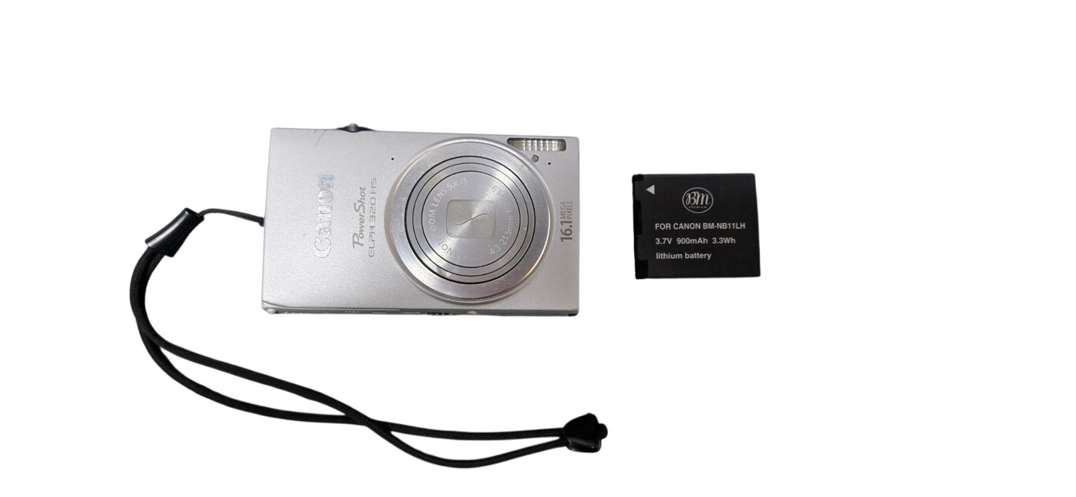 Canon PowerShot ELPH 320 HS Digital Camera 16.1MP | READ